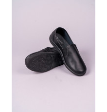 Туфли мужские нат.кожа ПВХ, черный