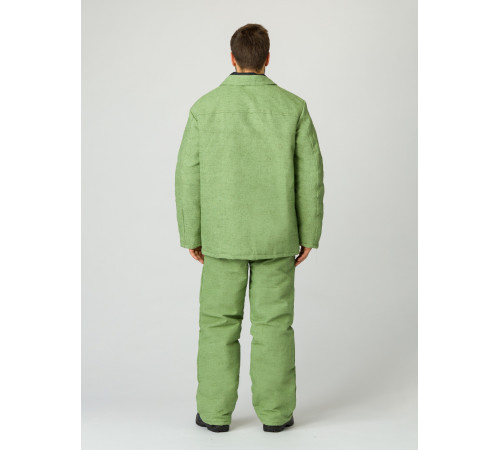 Костюм сварщика зимний 1 кл.защиты (тк.Брезент,480), бежевый