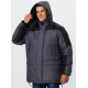 Куртка зимняя Премиум CH (тк.Мембрана), т.серый меланж/черный