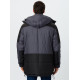 Куртка зимняя Премиум CH (тк.Мембрана), т.серый меланж/черный