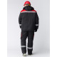 Костюм зимний Титан (Смесовая, 210) п/к, черный/красный