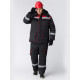 Костюм зимний Титан (Смесовая, 210) п/к, черный/красный