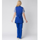 Костюм женский Утро (тк.ТиСи), васильковый/полоска