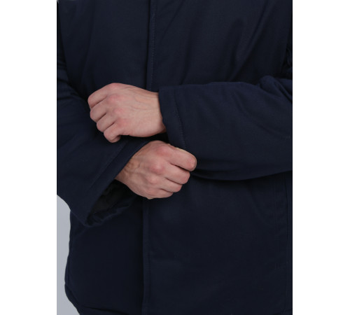 Костюм сварщика зимний Велд-СОП 1 кл.защиты (тк.Хлопок ОП,350) брюки, т.синий/красный