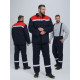 Костюм сварщика зимний Велд-СОП 1 кл.защиты (тк.Хлопок ОП,350) брюки, т.синий/красный