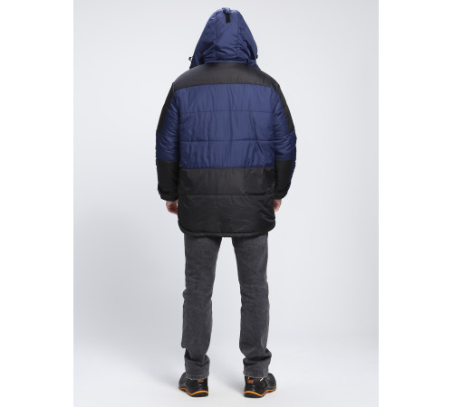 Куртка зимняя Европа (Дюспо), темно-синий/черный