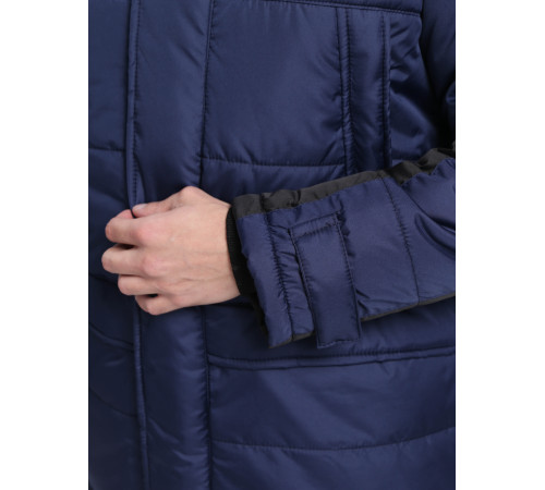 Куртка зимняя Европа (Дюспо), темно-синий/черный