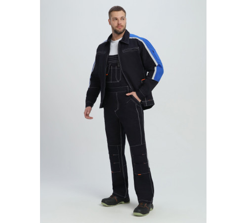 Костюм Джет IMP (тк.Саржа,320) п/к, т.синий/васильковый