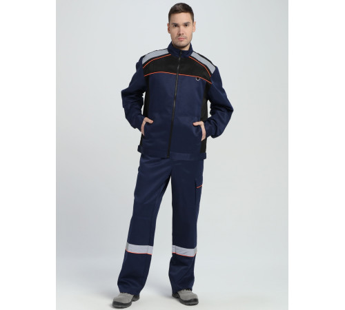 Костюм Практик-2 СОП CH (тк.Смесовая,210) п/к, т.синий/черный