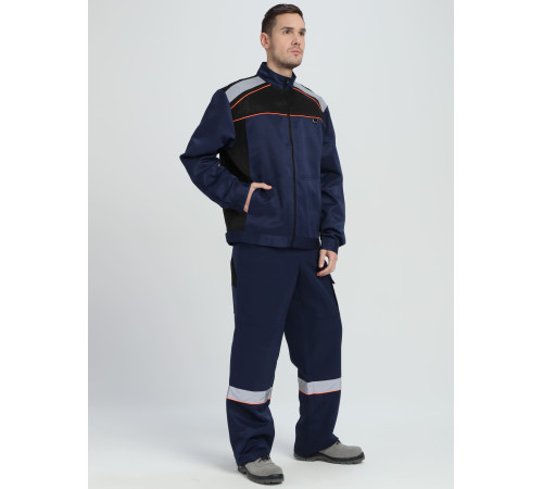 Костюм Практик-2 СОП CH (тк.Смесовая,210) п/к, т.синий/черный