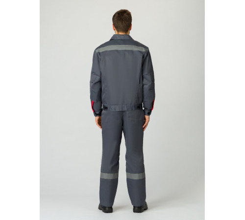 Костюм Фаворит-2 СОП (тк.Смесовая,210) п/к, т.серый/серый