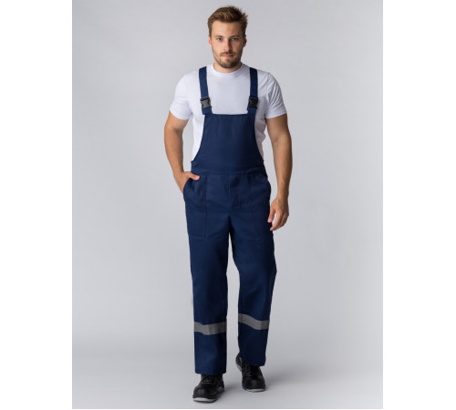 Костюм Труженик-2 СОП (тк.Смесовая,210) п/к, т.синий/оранжевый