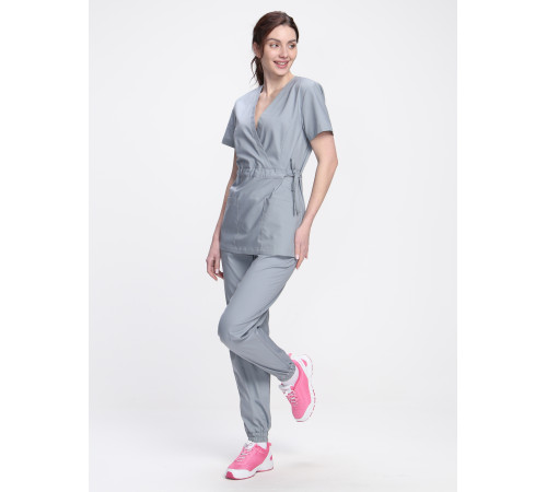 Костюм женский Стар-001 (тк.Коттон-Рич,130) MedLine, серый Костюм женский Стар-001 (тк.Коттон-Рич,130) MedLine, серый