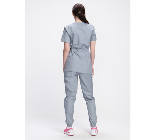 Костюм женский Стар-001 (тк.Коттон-Рич,130) MedLine, серый Костюм женский Стар-001 (тк.Коттон-Рич,130) MedLine, серый