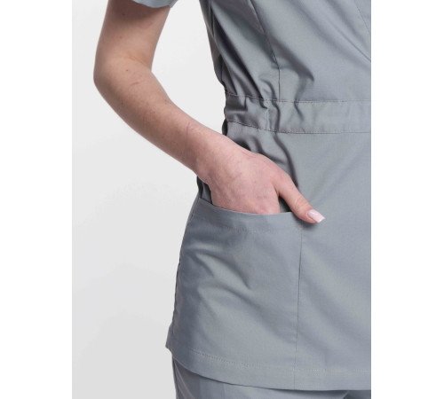 Костюм женский Стар-001 (тк.Коттон-Рич,130) MedLine, серый Костюм женский Стар-001 (тк.Коттон-Рич,130) MedLine, серый