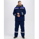 Костюм зимний Титан-Ультра CH (тк.Смесовая,240) п/к, т.синий/васильковый