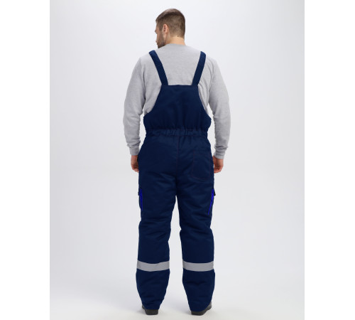 Костюм зимний Титан-Ультра CH (тк.Смесовая,240) п/к, т.синий/васильковый