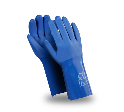 Перчатки Manipula Specialist® Шельф (интерлок+ПВХ 1,9мм), P-T-23/CG-981