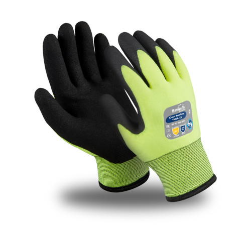 Перчатки Manipula Specialist® Юнит Хай Виз (нейлон/акрил+ПВХ), TNНА-33/WG-781