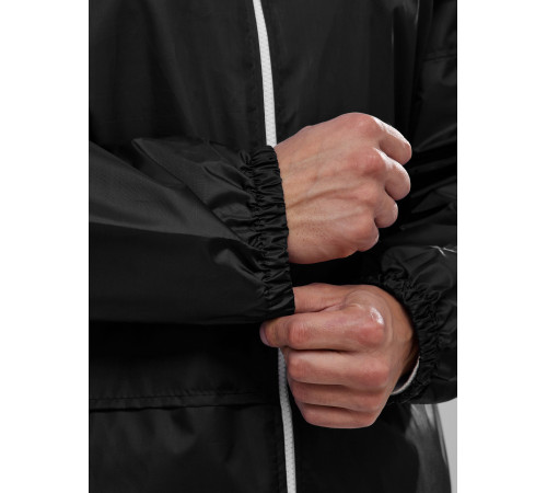 Куртка-дождевик Лидер (Таффета/Оксфорд, 240), черный