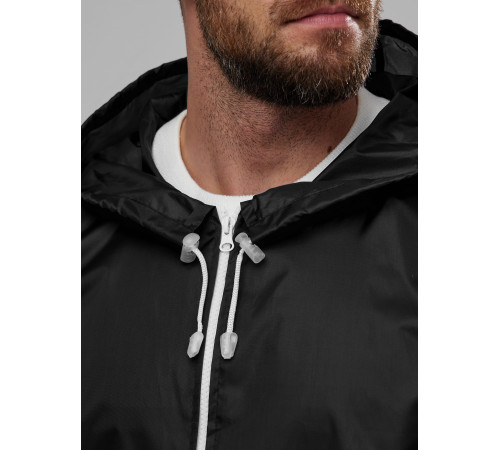 Куртка-дождевик Лидер (Таффета/Оксфорд, 240), черный
