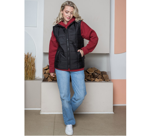 Жилет утепленный Офис (Дюспо), черный