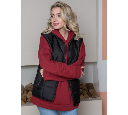 Жилет утепленный Офис (Дюспо), черный