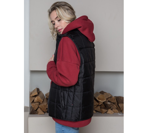 Жилет утепленный Офис (Дюспо), черный