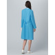 Халат женский Стандарт (тк.ТиСи), голубой