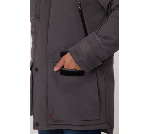 Куртка зимняя Аляска-Люкс (тк.Карелия), серый