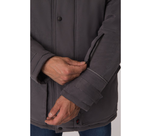 Куртка зимняя Аляска-Люкс (тк.Карелия), серый