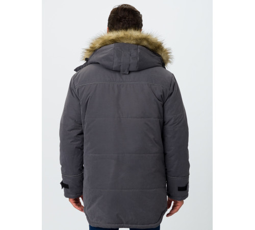 Куртка зимняя Аляска-Люкс (тк.Карелия), серый