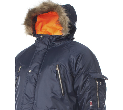 Куртка зимняя Аляска (тк.Оксфорд) ЭТАЛОН, т.синий