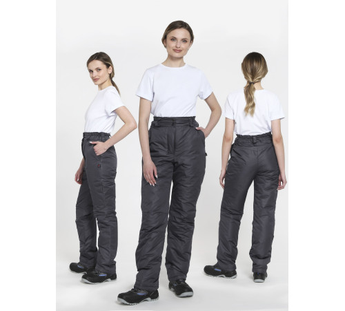 Брюки зимние женские Снежана (тк.Дюспо), т.серый