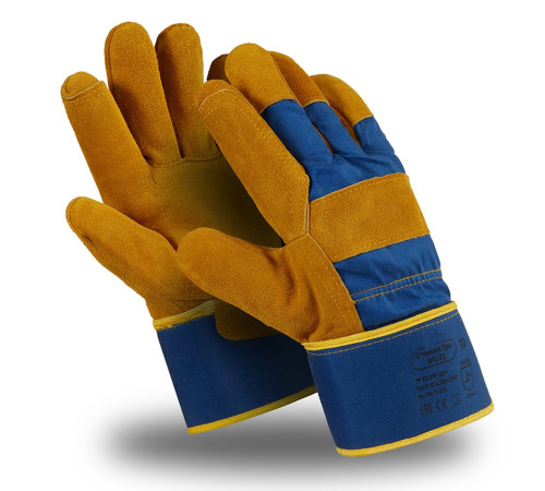 Перчатки Manipula Specialist® Сталкер Про (спилок/ткань+интерлок), SPL-72/MG-292