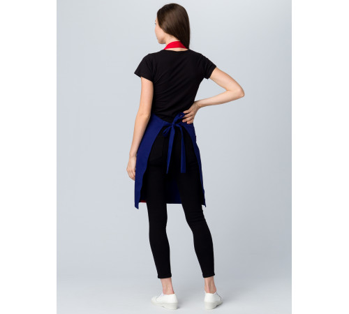 Фартук с грудкой универсальный Ниагара (тк.Форвард,210), т.синий/красный (026)