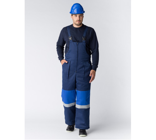 Костюм зимний Профи-Норд IMP (тк.Смесовая,240) п/к, т.синий/васильковый