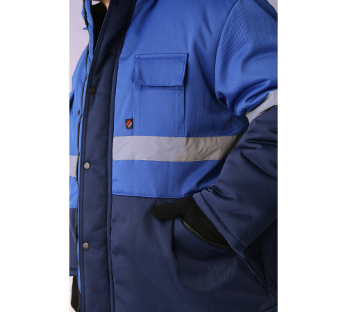 Костюм зимний Профи-Норд IMP (тк.Смесовая,240) п/к, т.синий/васильковый