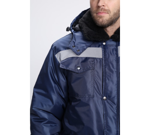 Костюм зимний Мастер Д (тк.Оксфорд) п/к, т.синий