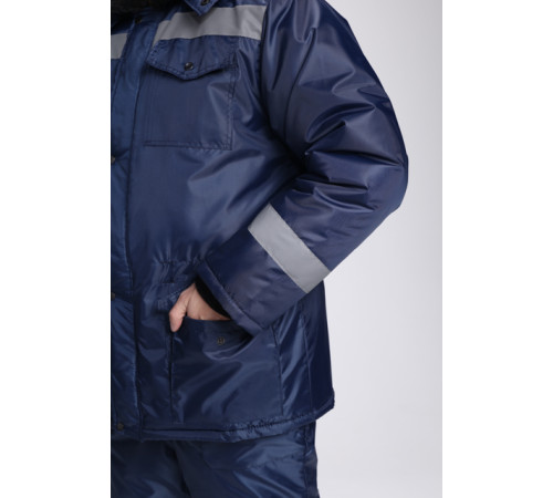 Костюм зимний Мастер Д (тк.Оксфорд) п/к, т.синий