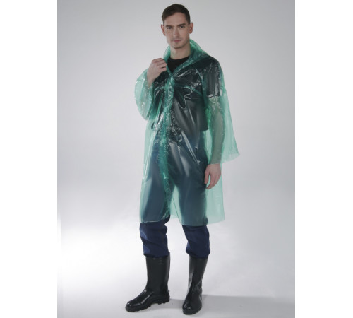 Плащ-дождевик ПВД, цветной
