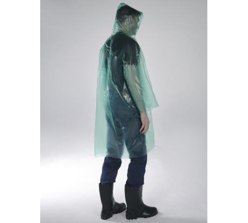Плащ-дождевик ПВД, цветной