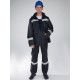 Костюм антистатический Эксперт-Ойл НМВО (тк.Смесовая,255/Оксфорд) п/к, т.синий/черный