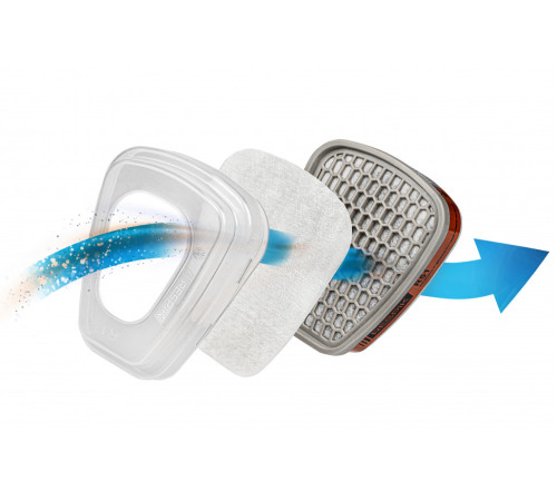 Фильтр противоаэрозольный RESPIK® R11 P1 R (2 шт) Фильтр противоаэрозольный RESPIK® R11 P1 R (2 шт)