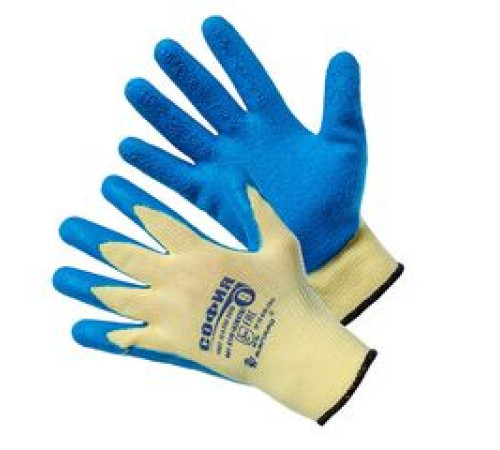 Перчатки АМПАРО™ София (полиэфир+рельефный латекс), 428478