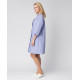 Халат женский Лира (тк.ТиСи), сиреневый