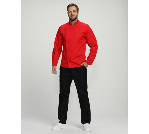 Китель повара Гастро (тк.Смесовая,160), красный