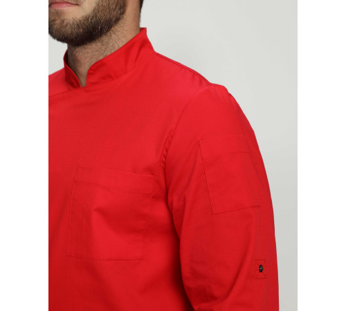 Китель повара Гастро (тк.Смесовая,160), красный
