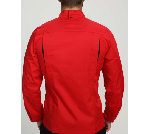 Китель повара Гастро (тк.Смесовая,160), красный