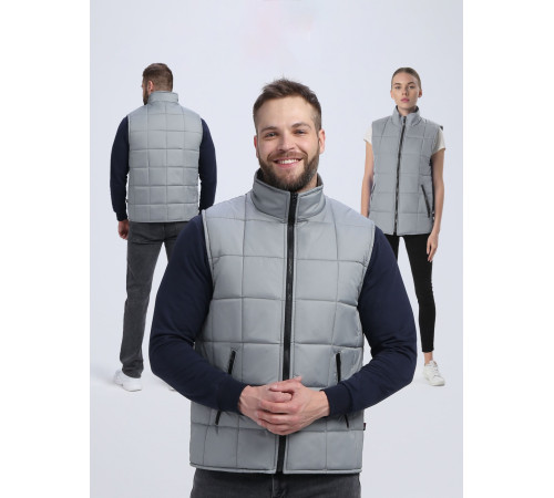 Жилет утепленный Офис (тк.Дюспо), серый